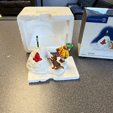 Department 56 Snow Village Rest Stop? Hand Painted Ceramic & Porcelain Boxed picture