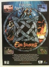 2000 EVIL ISLANDS Curse of the Lost Full Page vintage PRINT AD video game picture