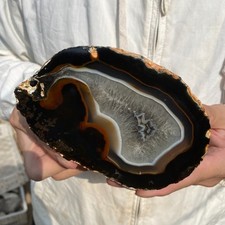 3lb Natural banded agate quartz crystal rough mineral specimen healing picture