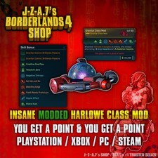 Borderlands 4✨ MODDED HARLOWE INSANE CLASS MOD 8 SKILLS +1 BL4 ✅PC-PS-XBOX✨ picture