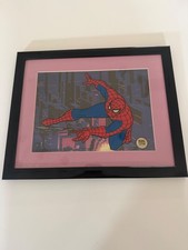 Spiderman Animation Seri Cel Custom Framed picture
