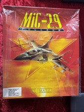 MiG-29 Fulcrum PC Big Box 3.5” Disk Domark Accolade New Sealed Vintage 1990s picture