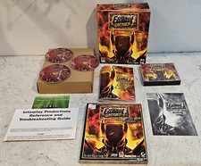 Fallout Tactics: Brotherhood of Steel 2001 Big Box PC Game & Strategy Guide CIB picture