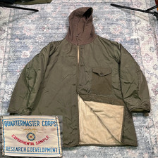 RARE US Quartermaster Corps Experimental Sample Liner Jacket Army USAF Terry VTG picture