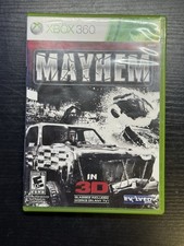 Mayhem in 3D Xbox 360 2011 CIB Complete w/ Manual No 3D Glasses picture