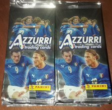 24 Packs of Azzurri Trading Cards 2004 24 Sealed Panini Bags picture