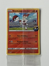 Pokémon TCG Scorbunny Promo Card On the Ball 004/005 Futsal UK Exclusive Sealed picture