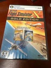 MICROSOFT FLIGHT SIMULATOR X: GOLD EDITION- NEW AND SEALED -FREE SHIPPING picture
