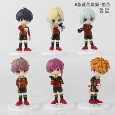 6PCS Blue Lock Figure Model Toys Set, 9.5cm Anime Characters Collectible Figures picture