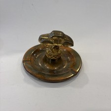 Vintage Mid 20Th Century Metal Car Ashtray picture