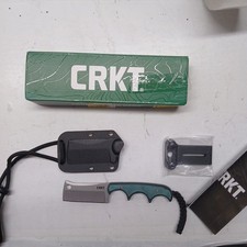 Rare CRKT Mini Meat Clever/ Razor Fixed Blade Discontinued picture