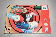 Earthworm Jim 3D (Nintendo 64 N64) Complete in Box CIB picture