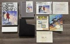 King's Quest V 5 NES CIB Complete In Box w/ Manual & Inserts picture