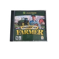 John Deere American Farmer PC CD-ROM Complete Farming Simulator Game Clean Disc picture