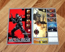 Metal Gear Solid / KKND2 Krossfire R-Type Rare Old Sticker Set PS1 Playstation 1 picture