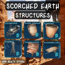 Ark Ascended Structures Scorched Earth Bobs Tall Tales PVE PS5/XBOX/PC picture
