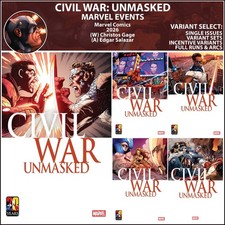 Civil War: Unmasked (2026) #1 2 3 4 5 Marvel Comics COVER SELECT picture