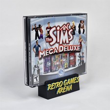 The Sims: Mega Deluxe (PC CD-ROM) Jewel CIB COMPLETE picture
