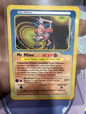 Holo Mr Mime Funskool Pokemon India single card picture