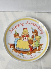 1973 Joan Walsh Anglund Happy Birthday Decorative Plate Dupont Collection Rare  picture