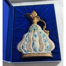 Vintage Jim Beam 155 Months Old Regal China Decanter Blue Floral Gold with Box picture