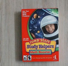 JumpStart Math Booster Study Helpers (1st-5th Grade) - PC CD-ROM -New Sealed Box picture