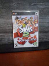 The Sims 2: Holiday Edition (PC CD, 2006) + Happy Holidays Bonus Disc NO MANUAL picture