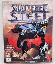 NEW SHATTERED STEEL MECH GAME SEALED BIG BOX MAC 1996 OS 7 CD MACINTOSH APPLE picture