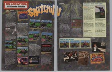 EA Skitchin' GamePro Magazine Article 2-Page Spread 1994 Video Game Ad picture