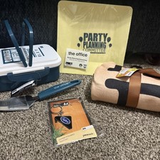 The Office Dunder Mifflin gift set with pretzel day throw blanket, bento box,etc picture