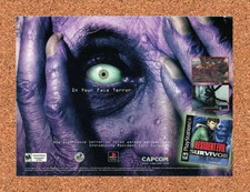 2000 Resident Evil Survivor PS1 Original Advertisement / Retro Promo v1 picture