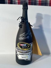 Tony Stewart NASCAR 2011 Sprint Cup Championship Bottle Signed with Letter picture