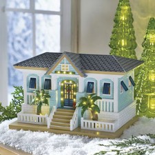 NEW Grandin Road Christmas Collectible House Beach House tem: #185997 picture
