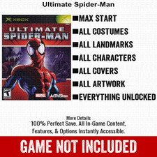 Ultimate Spider-Man 100% Unlocked All Items Xbox USB Save picture
