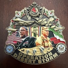 Operation Desert Shield Desert Storm 35th Anniversary Military Challenge Coin picture