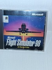 Microsoft Flight Simulator 98 PC - Great Condition CD ROM Game For Windows 95/98 picture