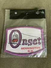 Rare 1970 Onset Ski Area Patch Now Crotched Mountain Sealed picture