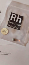 Nova Elements Rhodium (Rh) Metal Sample 1.42g in Bag w/ Lab Report picture