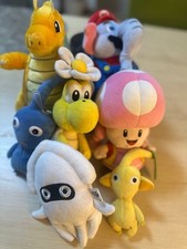 Nintendo Mario Piranha Plant Pikmin and Pokemon Plush Stuffed Toy Set 7pc picture