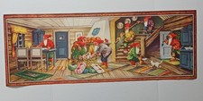 Vintage Christmas Gnome Poster Scandinavian Swedish Home Scene Erik Fordsmann picture