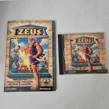 Vintage 2000 Zeus Master of Olympus PC Game Sierra CD Map Manual picture