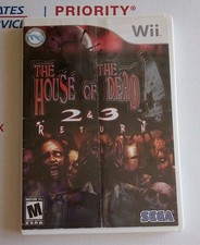The House of the Dead 2 & 3 Return (Nintendo Wii, 2008) Disc & Case - Rough picture