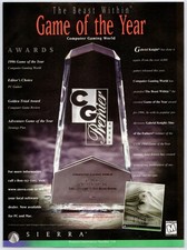 Gabriel Knight Beast Within - PC - Vintage Original Print Ad/Poster Promo 1996 picture