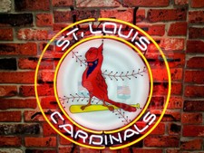 St Louis Cardinals Lamp Logo Neon Light Sign HD Vivid Printing Technology 24