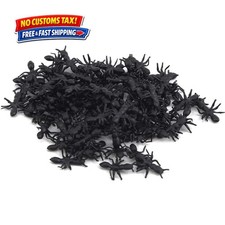 100Pcs Black Fake Black Ant Realistic Imitation for Halloween Prank Props Sim... picture