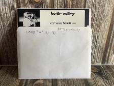 COMMODORE 64 GAME DISK - BATTLE VALLEY - OZI SOFT 1988 - ORIGINAL DISK C64 picture