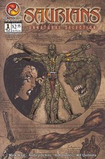 Saurians: Unnatural Selection #1 VF/NM; CrossGen | Mark Waid Vitruvian Man Tribu picture