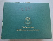 Danbury Mint Christmas Ornaments 1982 Set of 12 In Original Box with Paperwork picture