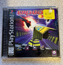 Wipeout XL Sony PlayStation 1 PS1 Black Label SCUS-94351 1996 Untested picture