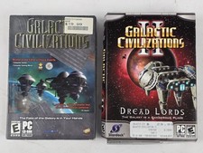 Galactic Civilizations I & II (1&2) Dread Lords BIG BOX PC CD-Rom NEW (See Desc) picture